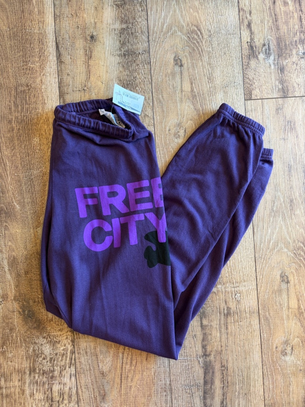 NWT freecity Deep Purple Sweatpants XS